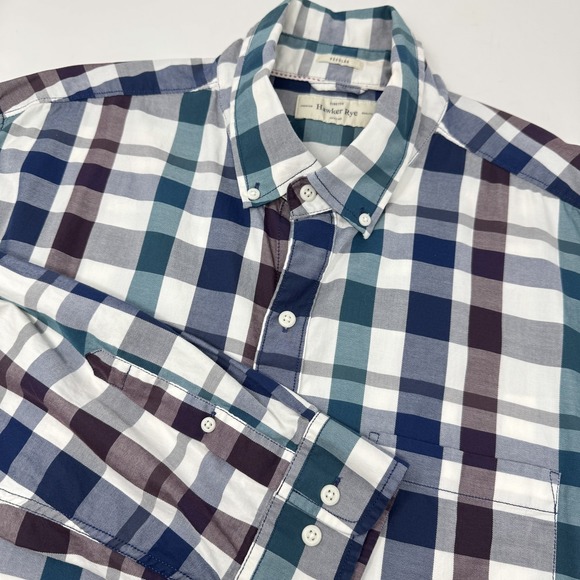 Hawker Rye Other - Hawker Rye Shirt Mens 2XL Multicolor Plaid Long Sleeve Stretch Button Down
